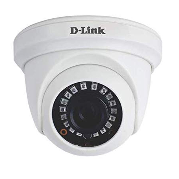 D-Link (DCS-F1611) 1MP HD Day & Night Fixed Dome Camera with 20M of IR Range (White)